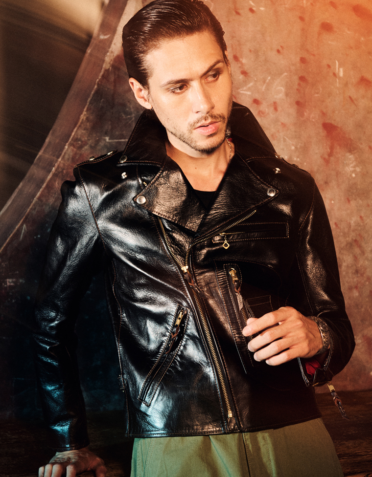 ホースハイド ダブル ライダースジャケット FN-LJ-HW004 | THE FLAT HEAD