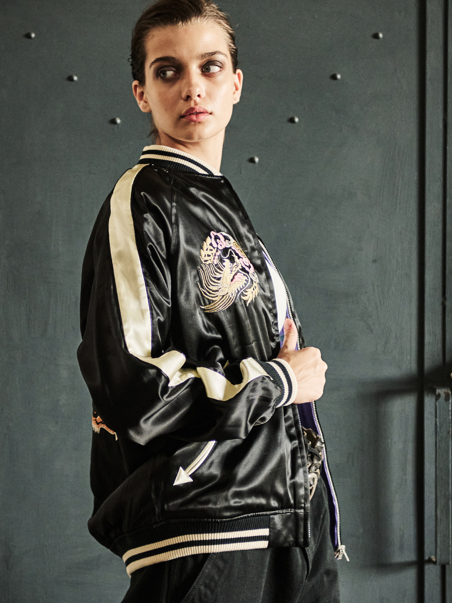 スーベニアジャケット タイガー&ジャパンマップ FN-OJ-SV004 | THE