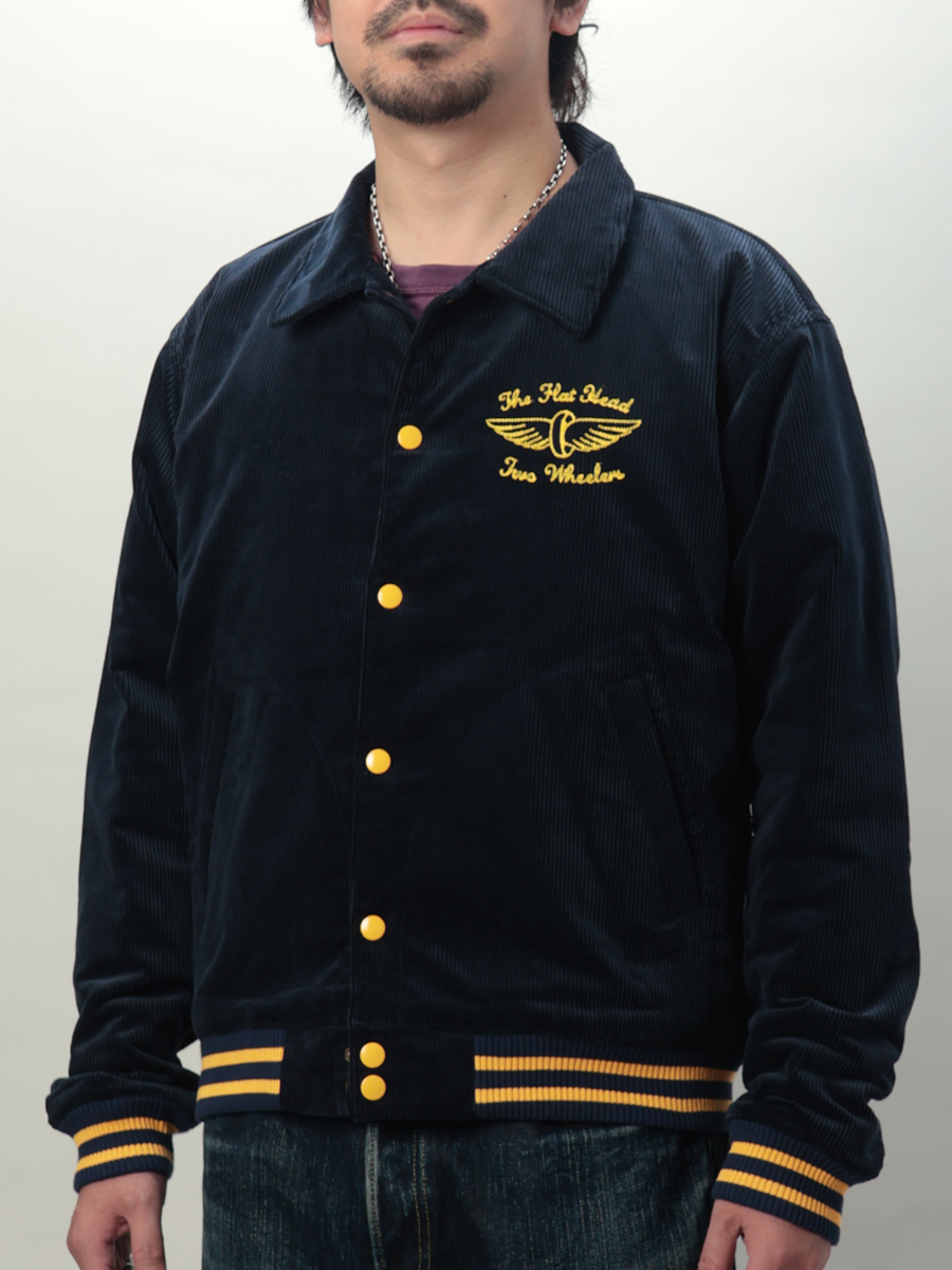 コーデュロイ バーシティジャケット FN-OJ-V003 | THE FLAT HEAD