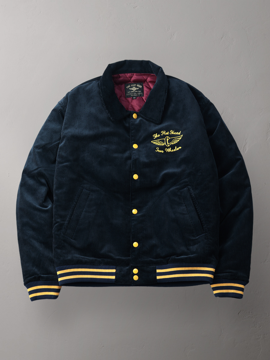 コーデュロイ バーシティジャケット FN-OJ-V003 | THE FLAT HEAD