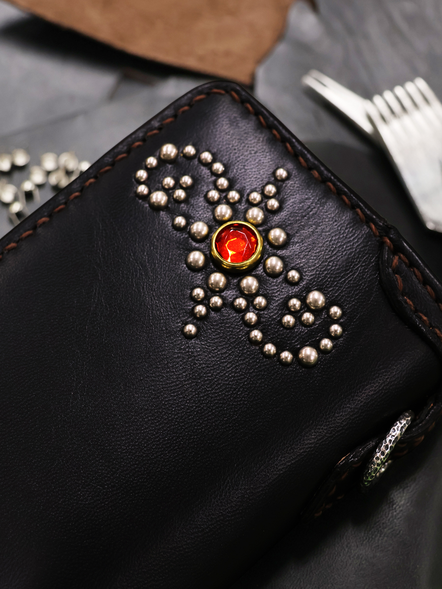 ウェブショップ数量限定 ホースハイド×多脂革 ロングウォレット FN