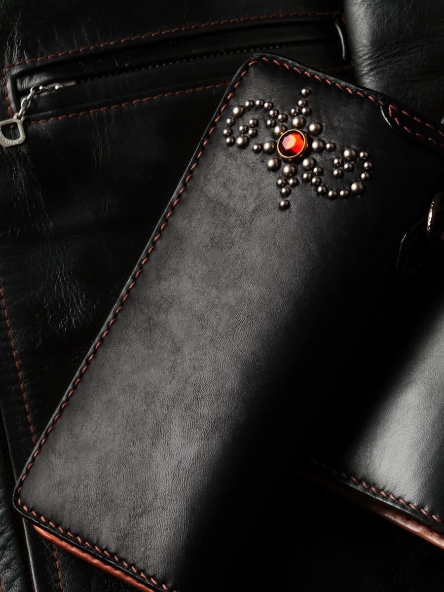 ウェブショップ数量限定 ホースハイド×多脂革 ロングウォレット FN