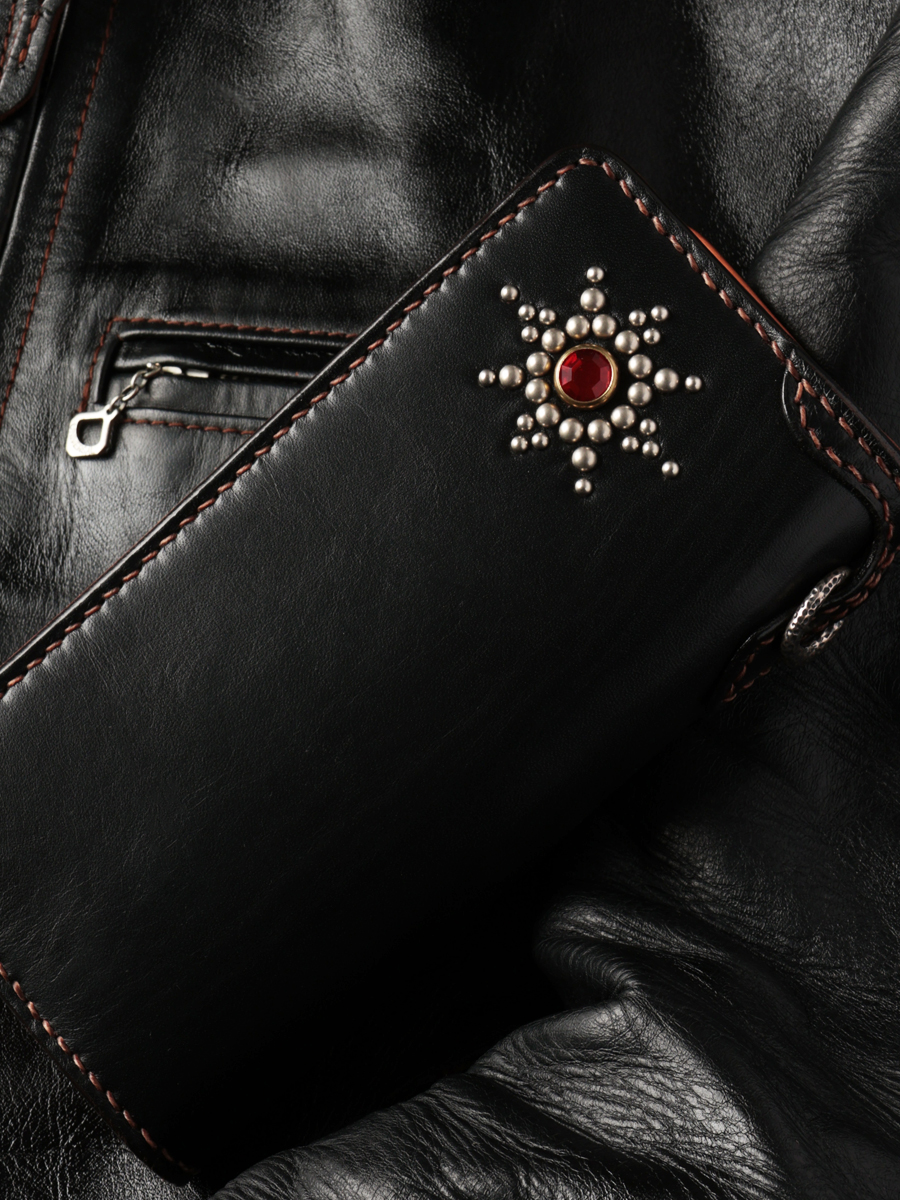 ウェブショップ限定 ホースハイド×多脂革 ロングウォレット FN-WLN5