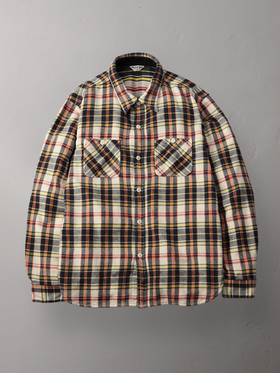 チェック フランネルシャツ FN-SNR-014L | THE FLAT HEAD