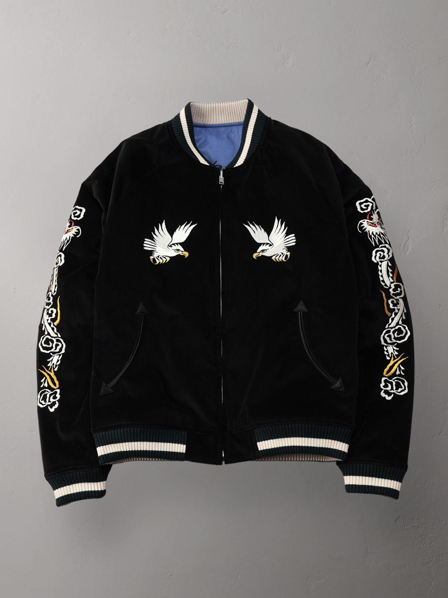 別珍スーベニアジャケット アイスランドマップ FN-OJ-SV005 | THE FLAT