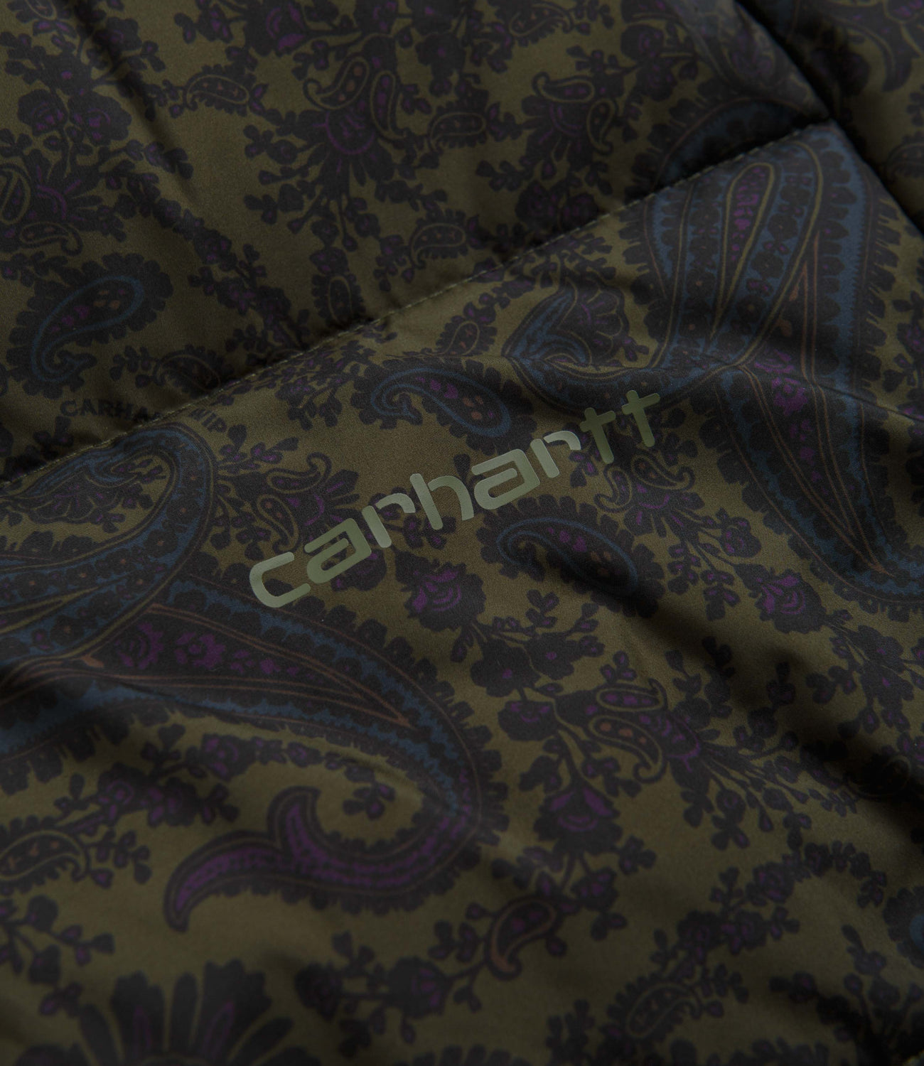 Carhartt Springfield Jacket - Paisley Print / Plant / Black | Flatspot