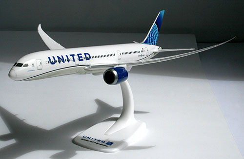 Herpa Snap-Fit United - Boeing 787-9 - 1/200 - Airplane Models