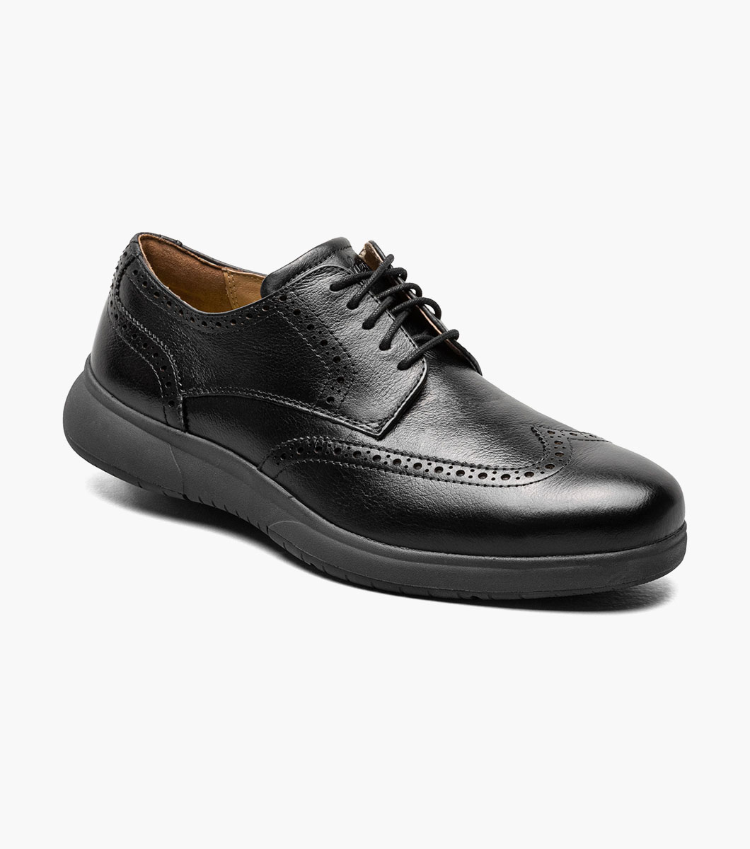 Flair Work Steel Toe Wingtip Oxford Safety & Work Shoes