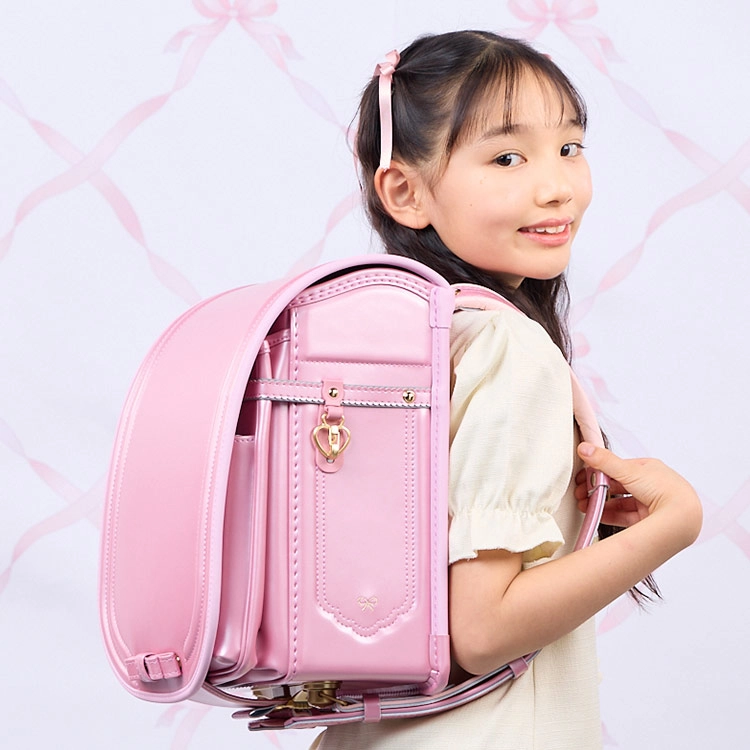 ピンク色の女の子向けランドセル フィットちゃんランドセル 2027年度
