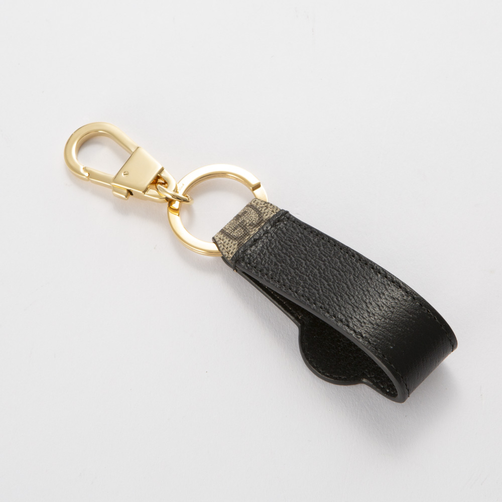 グッチ GUCCI NEW BASKET カットアウトインターロッキングG キーリング