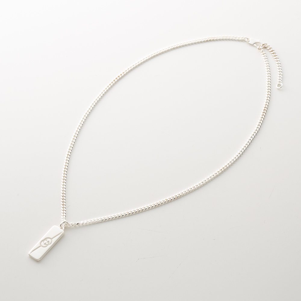 グッチ GUCCI ダイアゴナル インターロッキングG ネックレス 774055