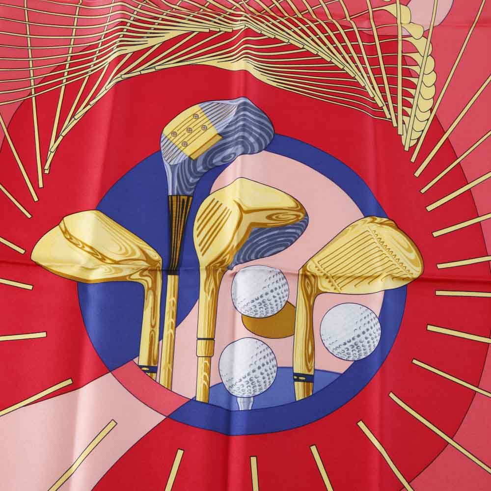 ヴィンテージ・中古】エルメス HERMES カレ90 シルクスカーフ SWING