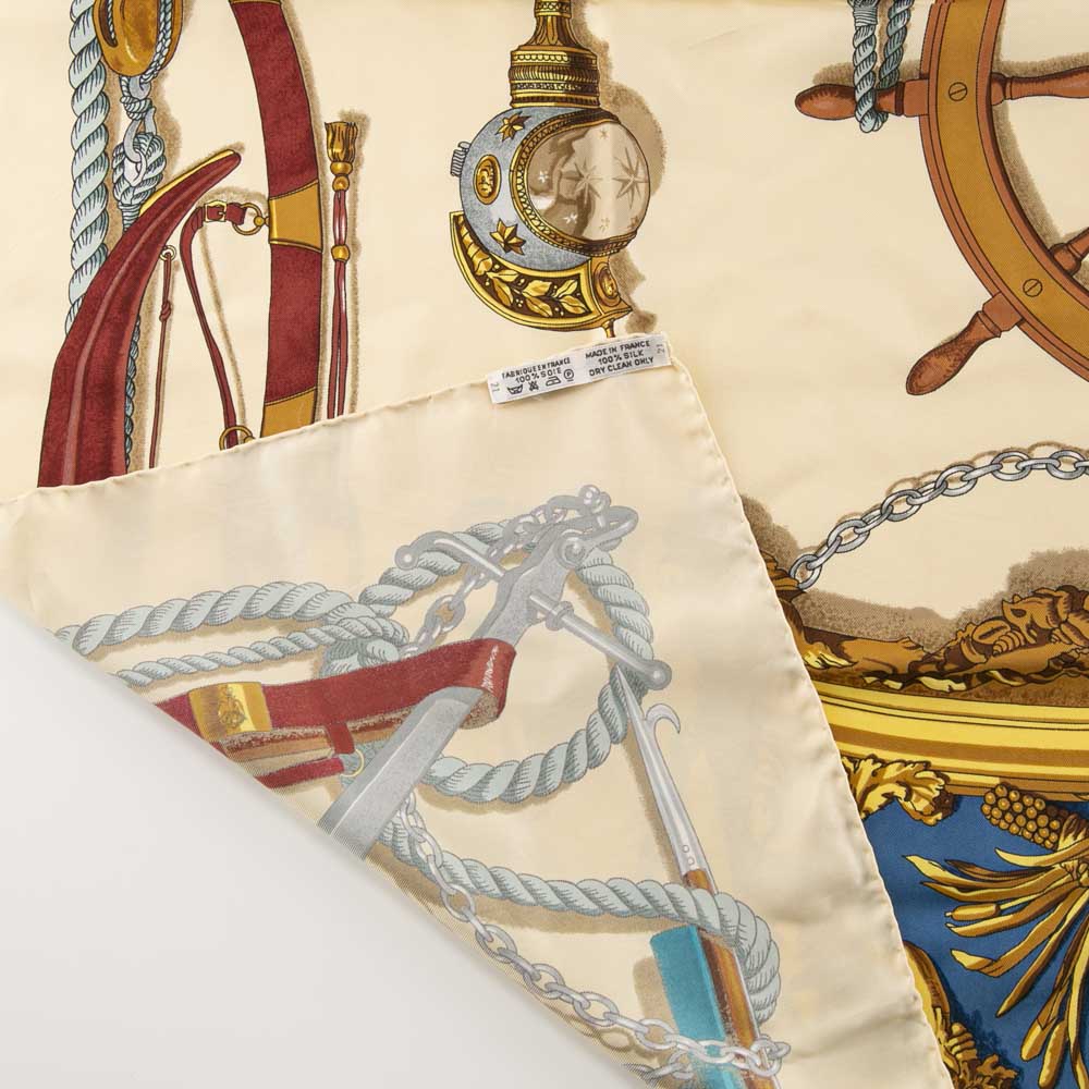 ヴィンテージ・中古】エルメス HERMES カレ90 シルクスカーフ MUSEE