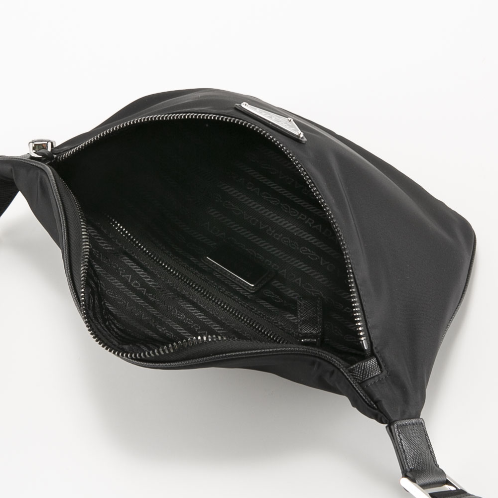 プラダ PRADA ボディバッグ・ウエストポーチ ReNylon+SAFFIANO ベルト