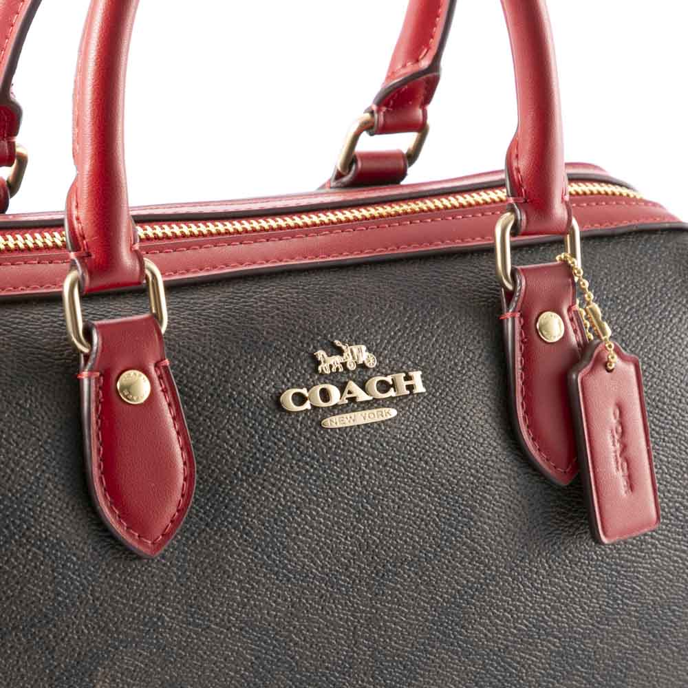 コーチ COACH ボストンバッグ ローワン サッチェル シグネチャー CV961