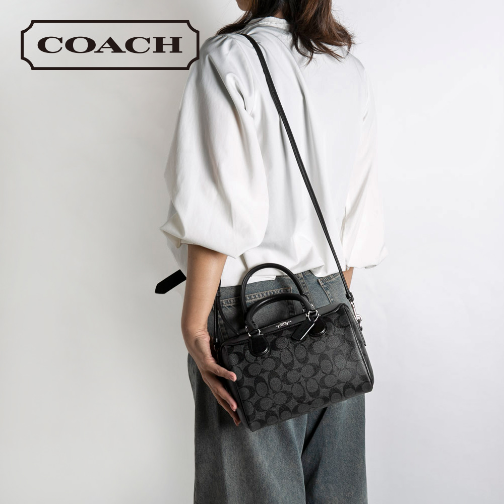 コーチ COACH シグネチャー ミニベネットサッチェル ショルダー付き