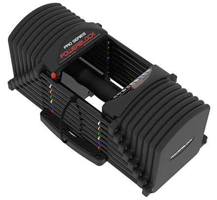 PowerBlock Pro EXP Stage 2 Set (5-70lbs) – Adjustable Dumbbells