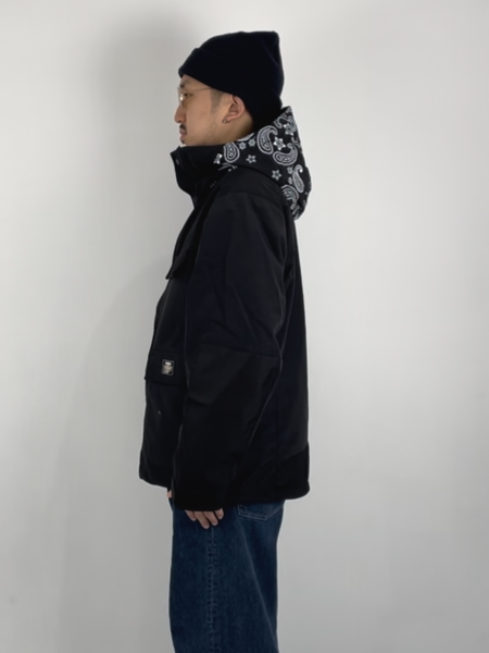 CHALLENGER / BANDANA HOODED JACKET -Black-