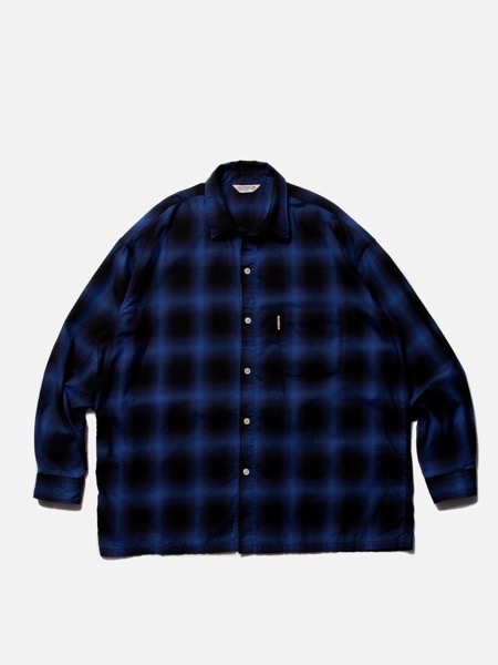 COOTIE / Ombre Check L/S Shirt