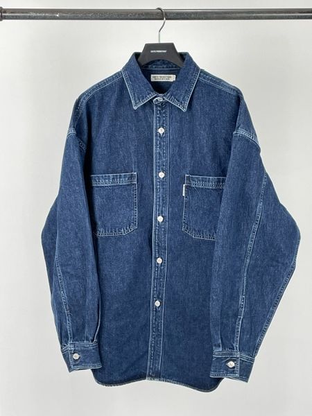COOTIE / Denim Work Shirt -Indigo Fade-