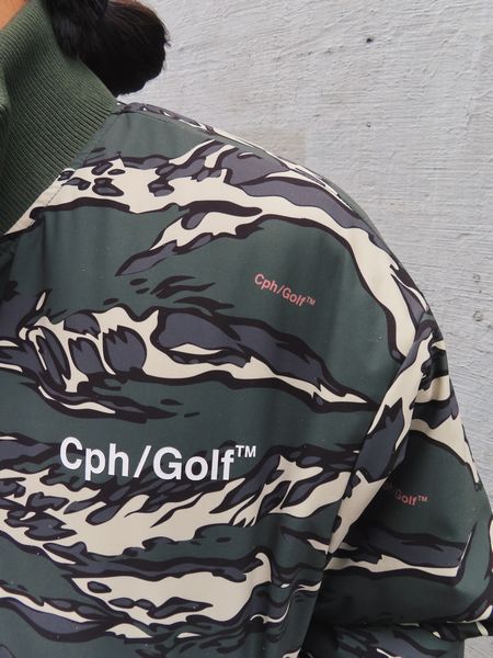 Captains Helm Golf / REVERSIBLE TIGER CAMO BLOUSON -Navy/Camo-