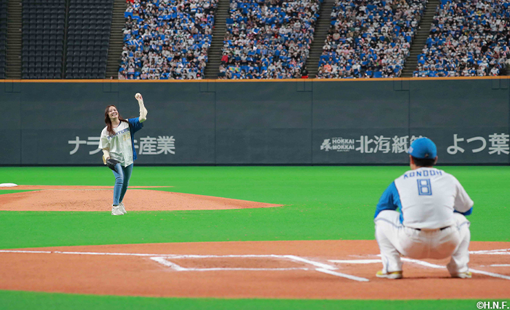 札幌ドームでの19年間を締めくくる2022年ホーム最終戦セレモニーを実施