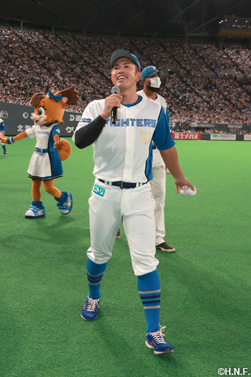 札幌ドームでの19年間を締めくくる2022年ホーム最終戦セレモニーを実施