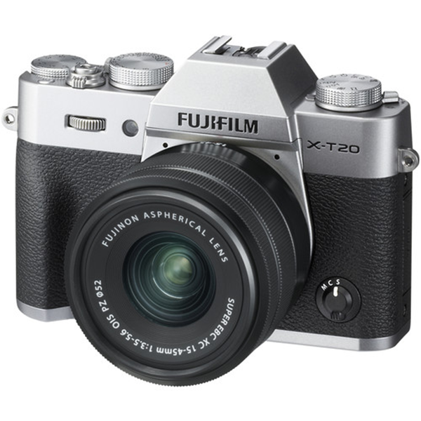FUJIFILM X-T20 Mirrorless Digital Camera with XC 15-45mm Lens