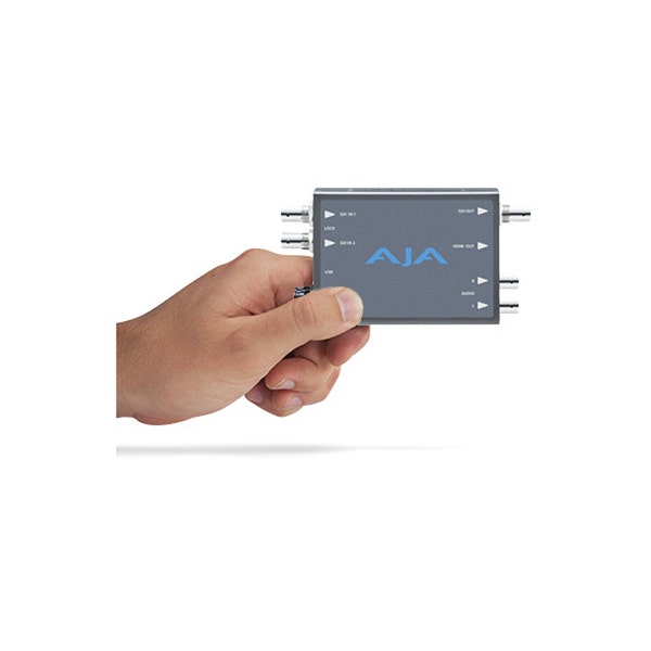 AJA Hi5-12G 12G-SDI to HDMI 2.0 Mini-Converter HI5-12G-R0 - Filmtools