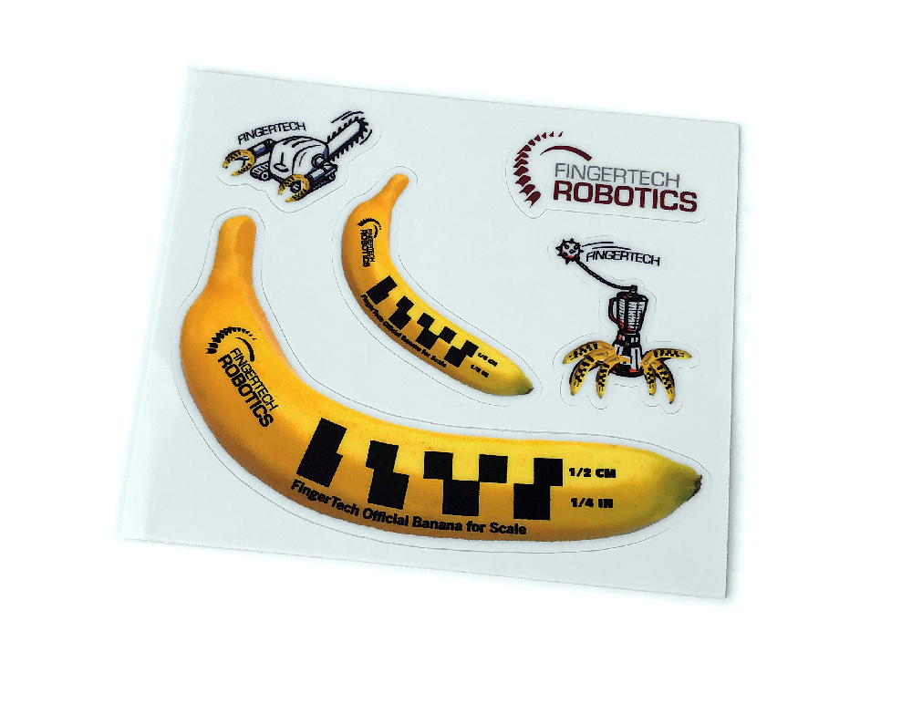 Banana For Scale Sticker Pack | Merchandise | FingerTech Robotics