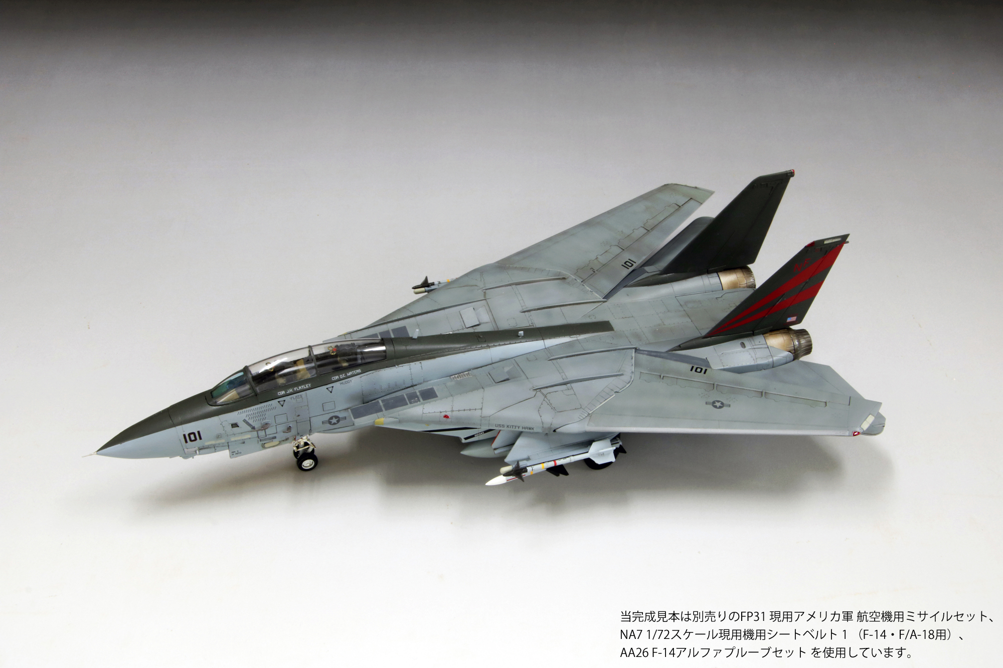 1/72 アメリカ海軍F-14A“ボムキャット”_ファインモールド