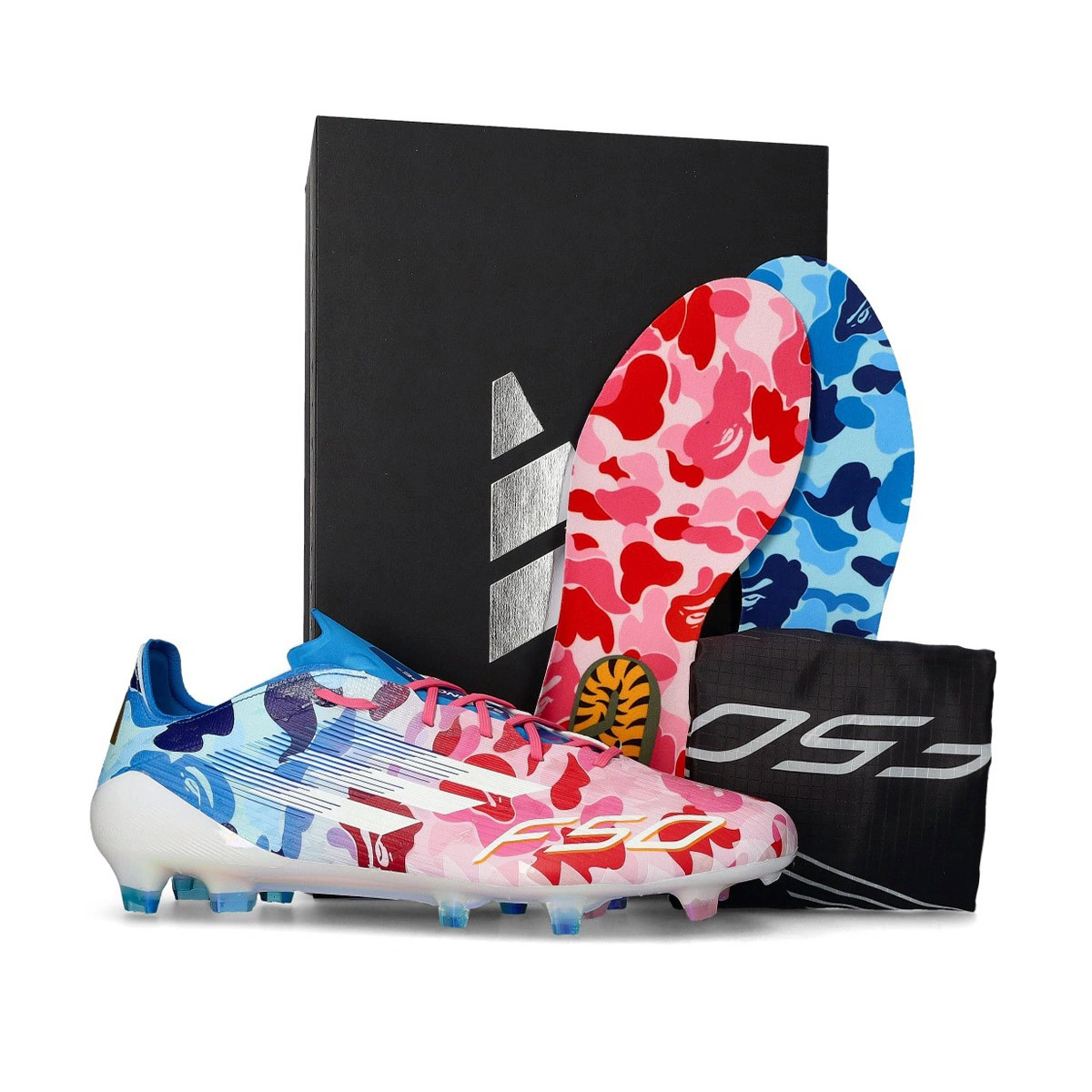 Football Boots adidas F50 Elite FG Bape Clear Pink-White-Icey Blue