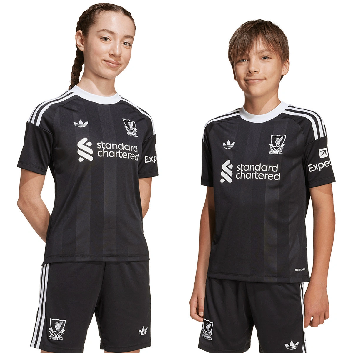 Jersey adidas Kids Liverpool Fc 2025-2026 Third Black - Fútbol Emotion