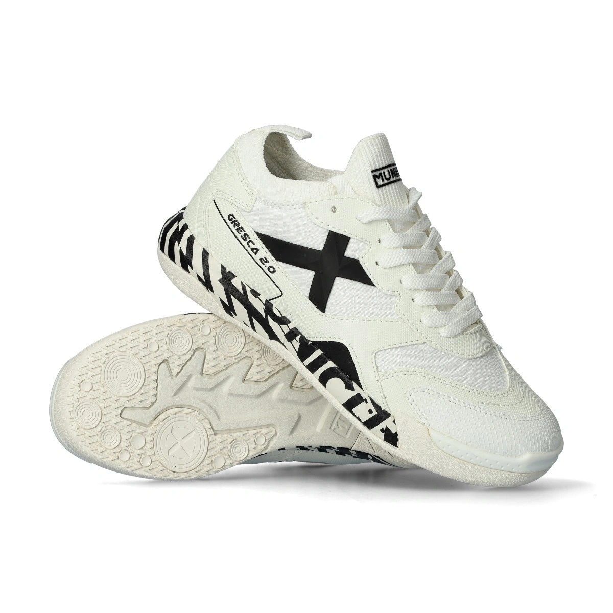 Futsal Shoes Munich Gresca 2.0 White - Fútbol Emotion