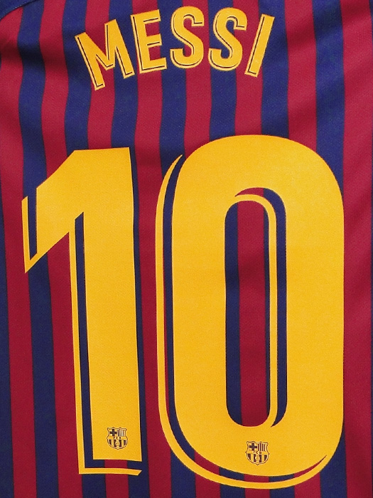 ナイキ) NIKE/18/19バルセロナ/ホーム/半袖/メッシ/ジュニア用/894458