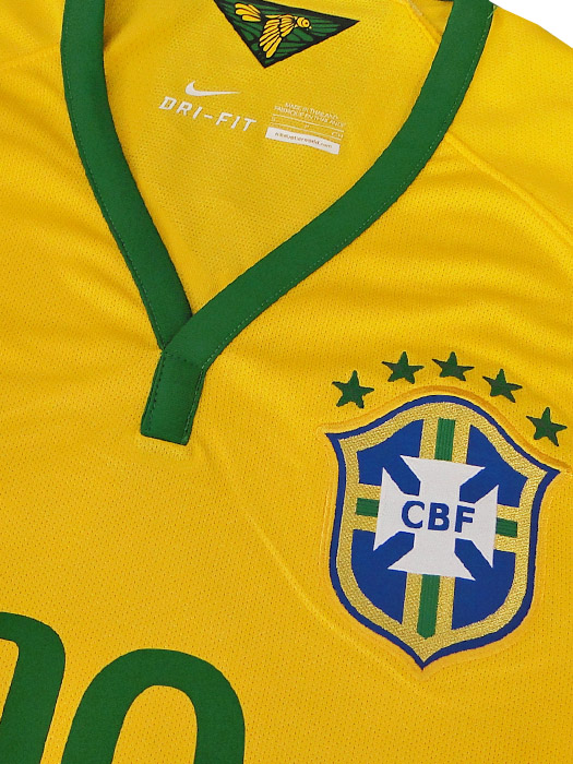 ナイキ) NIKE/2014ブラジル代表/オーセンティック/ホーム/半袖