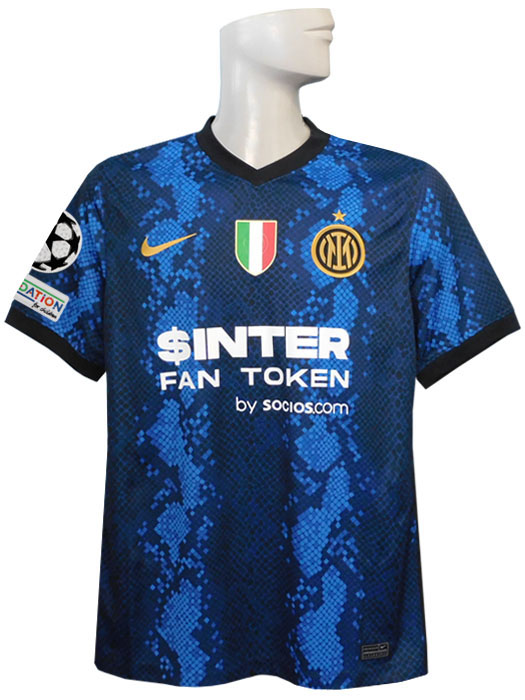 ナイキ) NIKE/21/22インテル/チャンピオンズリーグ/ホーム/半袖