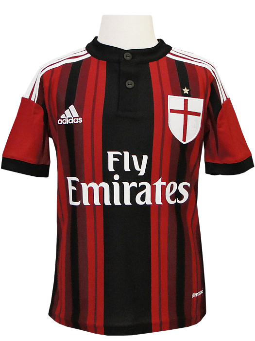 アディダス) adidas/14/15ACミラン/ホーム/半袖/ジュニア/本田/D87244