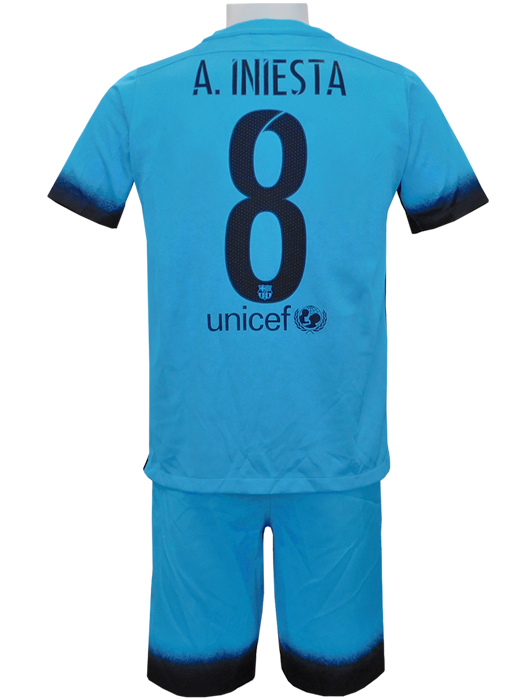ナイキ) NIKE/15/16バルセロナ/サード/半袖/上下セット/イニエスタ