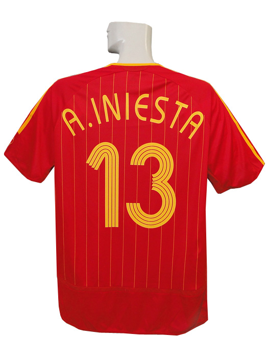 限定再入荷***(アディダス) adidas/06/08スペイン代表/ホーム/半袖