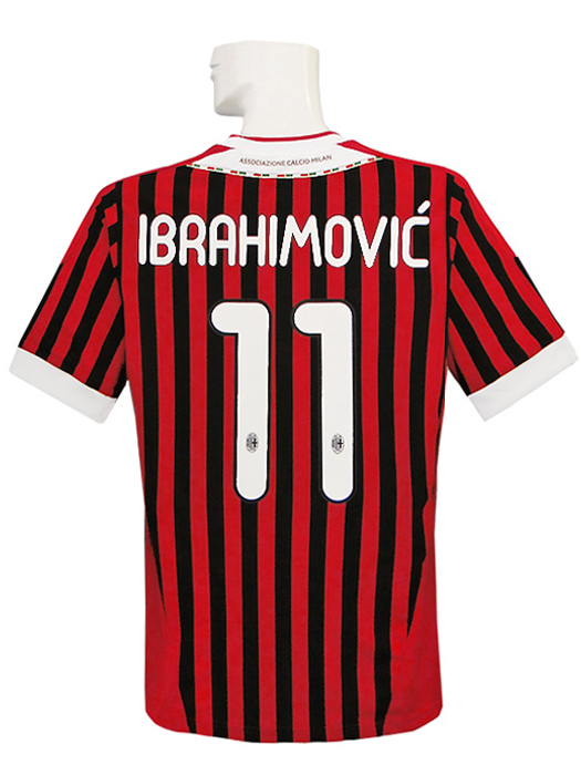 限定再入荷***(アディダス) adidas/11/12ACミラン/ホーム/半袖