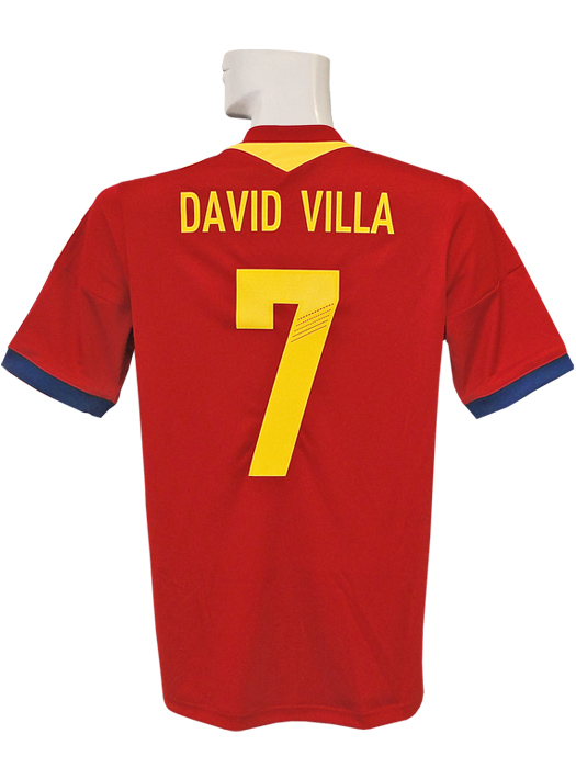 アディダス) adidas/13スペイン代表/ホーム/半袖/ダビド・ビジャ/TV115