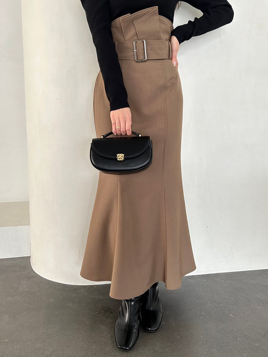 Fubail / ベルティッドマーメイドスカート