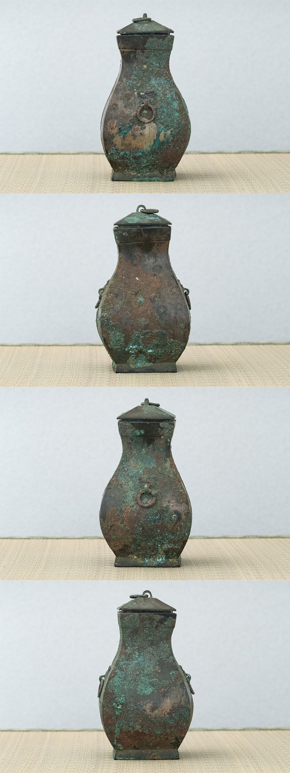 古美術 吉戸 - 漢時代青銅器方壺 | 古美術品専門サイト fufufufu.com