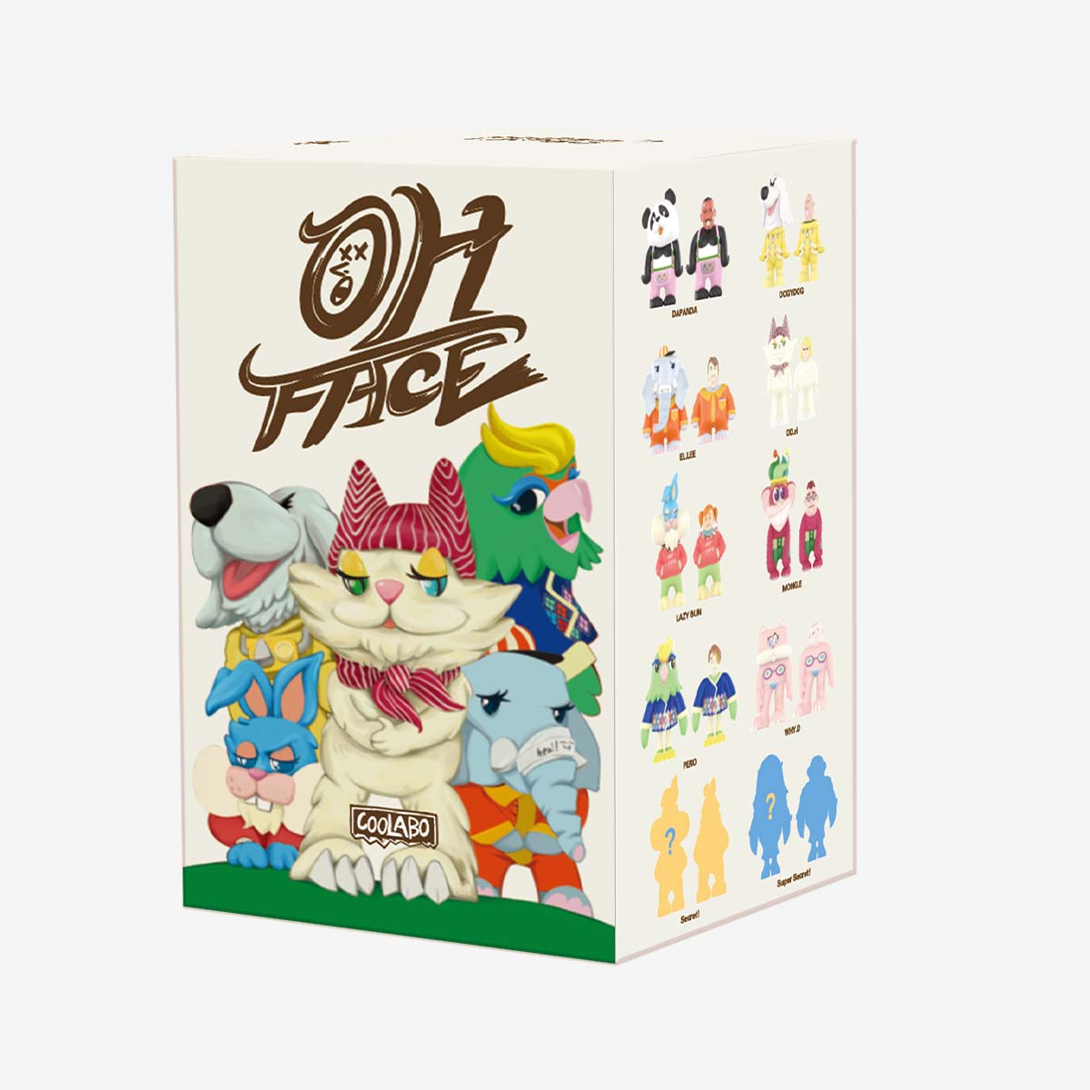 POP MART COOLRAINLABO Oh Face Series [1 Blind Box]