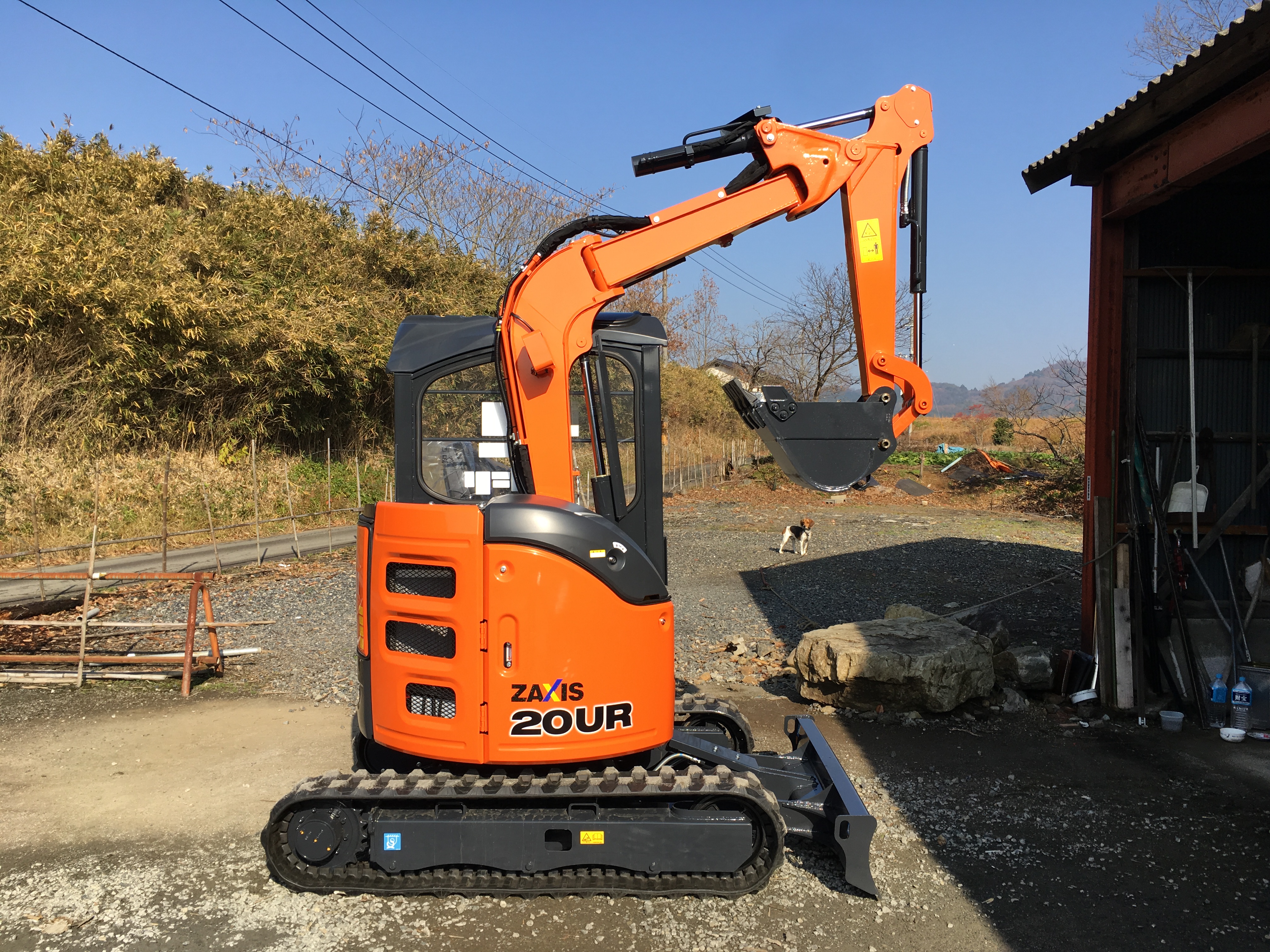 納入実績紹介 ZX20UR-5A 日立建機・新車・富士岡山運搬機・岡山・津山