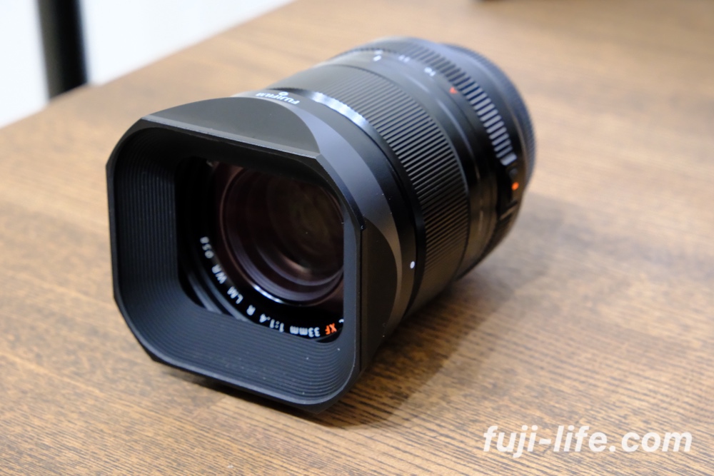 カッコイイ！でも使いにくい【XF33mm角型レンズフード レビュー