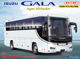 ー1/32 BUSSP いすゞ ガーラ スーパーハイデッカー ホワイトボディ