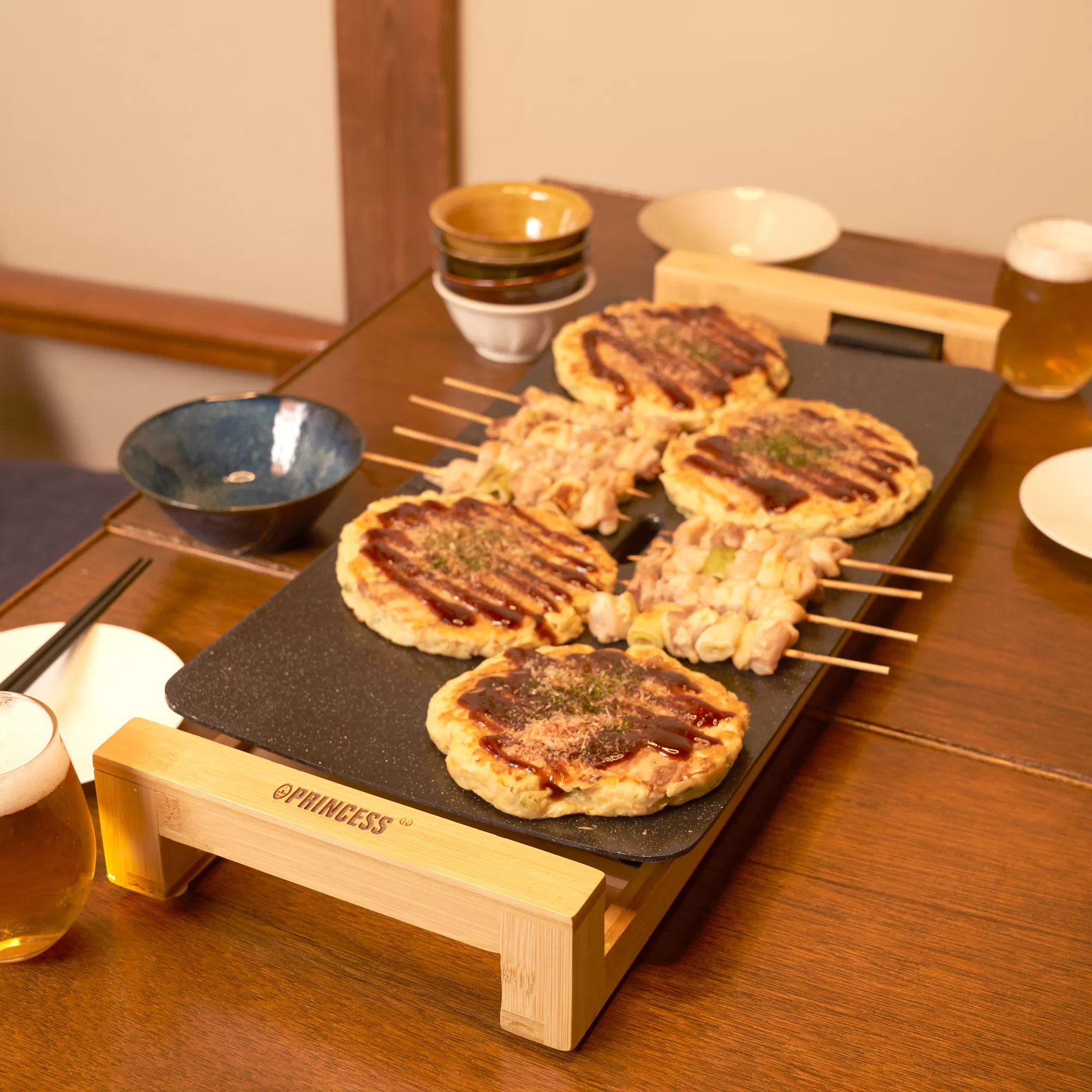 プリンセス PRINCESS テーブルグリルストーン ブラック / フジオー