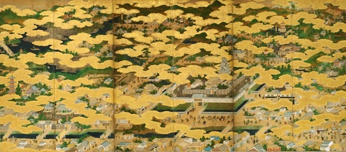 洛中洛外図屏風 | 狩野派 | 収蔵品詳細 | 作品を知る | 東京富士美術館